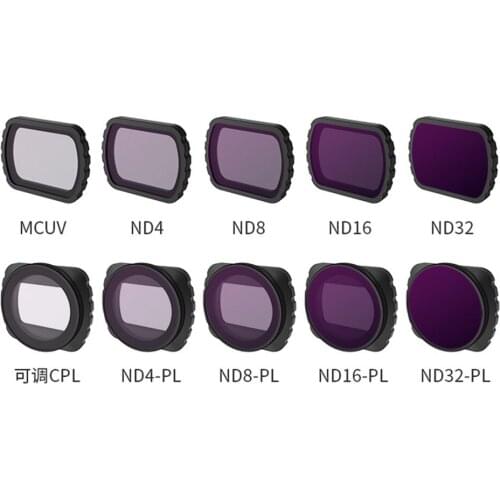 OSMO Pocket Camera Filter CPL/UV/ND 4 8 16 32/ND4 8 16 32PL Neutral Density Filters Set For DJI Osmo Pocket Optical Glass Lens