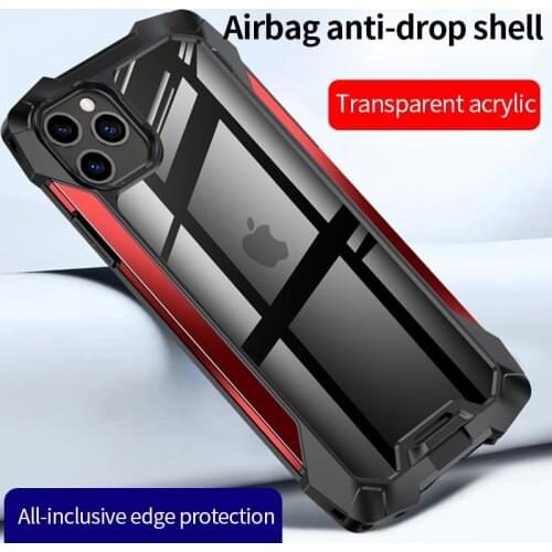 Luxury Shockproof Camera Lens Protection Clear Soft Cell Mobile Phone Case For iPhone 12 Pro Max Mini 11 Back Cover Fundas Coque