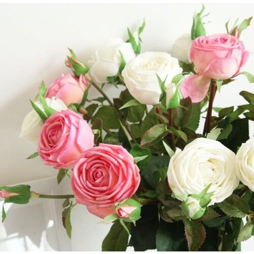 6.8CM Rose DIY Party Decoration Silk Artificial Flowers Small Rose Wedding Fake Flowers Festival Supplies Home Decor Bouquet