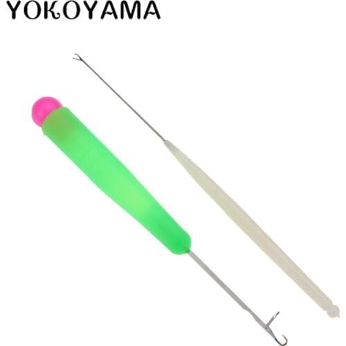 YOKOYAMA 5Pcs Multicolor Knitting Needles Mixed Metal Hook Crochet Template Kit Loom Tool Band DIY Hand Knitted Sweaters Tool