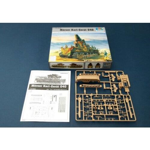 Trumpeter 00101 1/144 German Morser Karl-Gerat 040