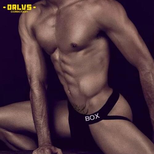 Low Waist Underpants Cotton Double T U Convex For Gay Penis Pouch Men Thong G-String Independent codplece Men Underwear