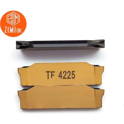 10pcs N123E2-0200-0002-TF 4225/N123H2-0400-0004-TM 1125 Carbide insert indexable slotted insert CNC lathe cutting tool Grooving