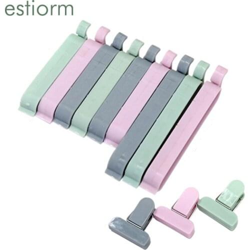 12pcs/set Plastic Snack Sealing Clip, Food Fresh Keeping Bag Clips - Household Small/Large Bag Sealing Clip for Food Storage