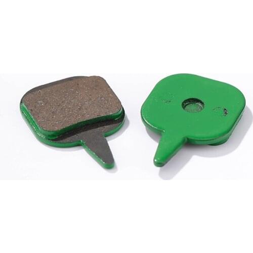 2 Pairs of Green Ceramic Bicycle Brake Pads