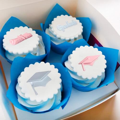 2Pcs Graduation Season Silicone Chocolate Creative Cake Mold For Fondant Decor Kitchen AccessoriesBaking Mould Tool 8 styles