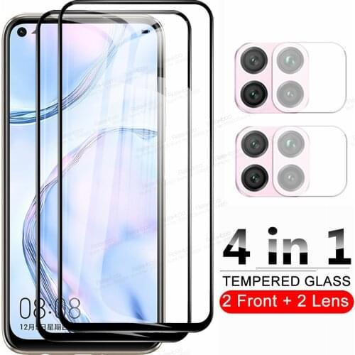 4 in 1 Camera Protective Glass For Huawei P40 Lite P20 Pro P30 Light P 20 30 40 P40lite E P20lite P30lite Screen Protector Film
