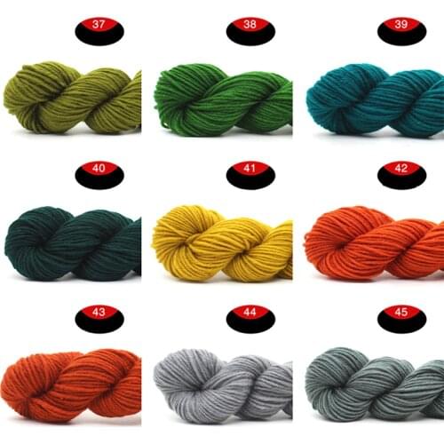 50g Acrylic Yarn Medium Thick Wool Yarn Hand Woven Crochet Slippers Insole Thickness 2.5-3mm