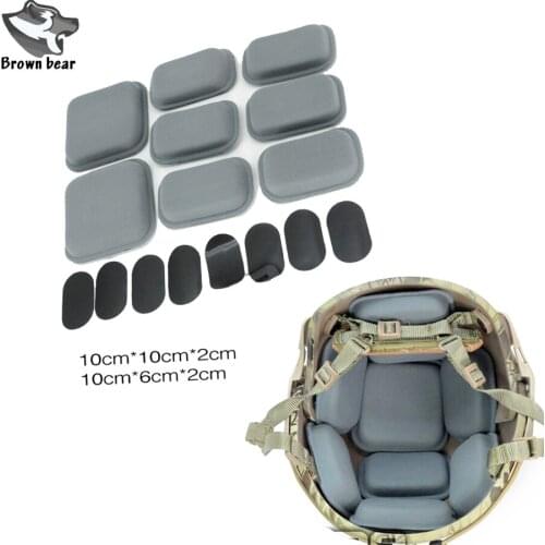 8PCS/Set Airsoft Hunting Helmet Accessories FMA Tactical Protective Soft Cushion Pad