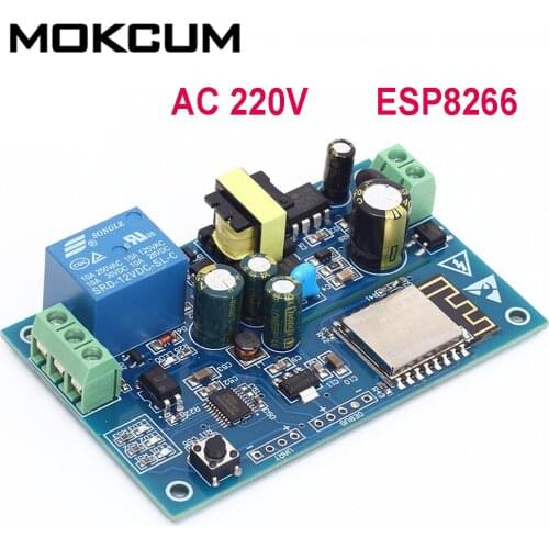 AC 220V ESP8266 WIFI Relay Switch Remote Control Smart Home IOT Transmission Relay Module Board For Arduino
