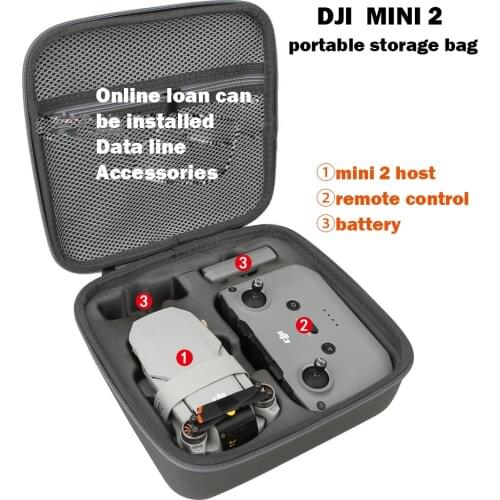DJI Mini 2 Storage Bag Carrying Case Remote Controller Battery Drone Body Handbag for DJI Mavic Mini 2 Drone Accessories