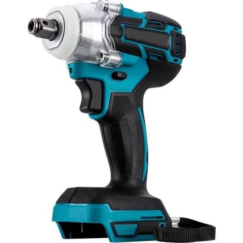 18V 520N.m Electric Cordless Drill Hammer Screwdriver Power Tools Brushless Cordless 1/4''Impact Drill for Makita Battery DTW285