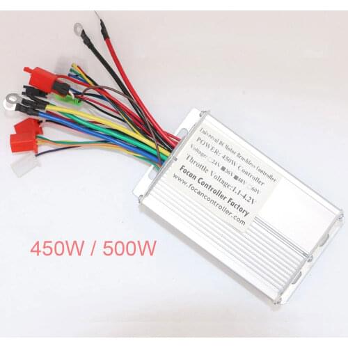 FENG CHANG best 36V/48V 60V 450W/500W 23Amax BLDC Motor Controller Electric Bike Tricycle Dual Mode Sensor/Sensorless Controller