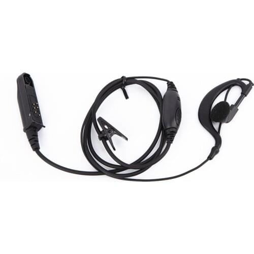 G Shape Police Earpiece Headset with Microphone PTT For BAOFENG F-UV9R BF-A58 UV-XR GT-3WP BF-9700 UV-9R Plus Walkie Talkie
