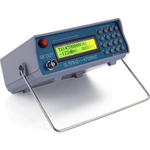 Signal Generator 0.5MHz-470MHz RF Signal Generator Meter Tester for FM Radio Walkie-talkie Debug Digital CTCSS Singal Output