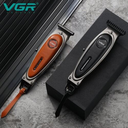 The New VGR V-262 Electric Hair Clipper with Rechargeable Knife Head Washing Stainless Steel Blade Retro Strong and Durable