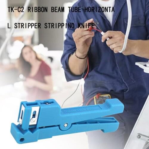 New 0mm-5.6mm Transverse Beam Tube Peeling Off Cable Cutter Fiber Cable Stripper Armored Fiber Cable Slitter TK-C1TK-C2