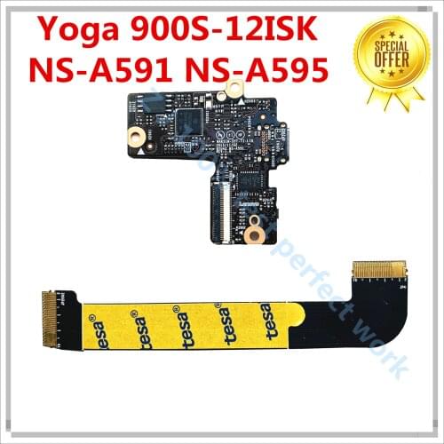 New Original For Lenovo Yoga 900S-12ISK Laptop Power Button Board DA30000G200 DA30000G230 BYG42 NS-A591 NS-A595 100% Tested