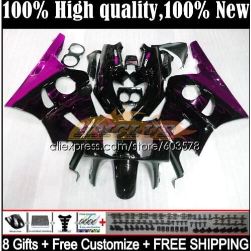 CBR400RR For HONDA NC23 CBR400 RR 1988 1989 1990 1991 1992 1993 32CL.108 CBR 400RR 400 RR 88 89 90 91 92 93 Fairing Rose Flames