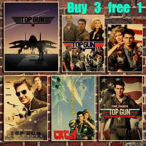 RETRO Art Kraft Paper Poster Bar Office Cafe Home Art Wall Sticker Decoration