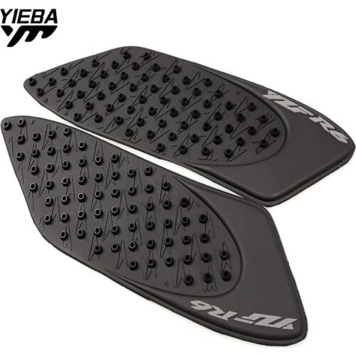 With yzf r6 Motorcycle Accessories Carbon Fiber Tank Pad tank Protector Sticker for YAMAHA YZFR6 YZF R6 YZF-R6 2006 2007