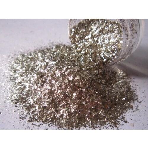 Solvent Resistant Silver Flakes for Nail Polish Franken Supplies Nail Aluminum Sequins Bling Mirror Paillettes DIY Nail Art Dec