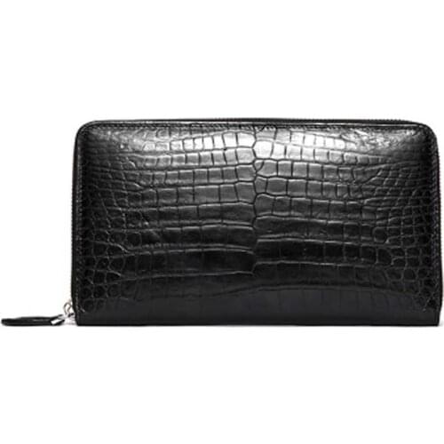 Yuee crocodile bag men wallet male long men clutch bags wallet business zipper male Hand bag men bag