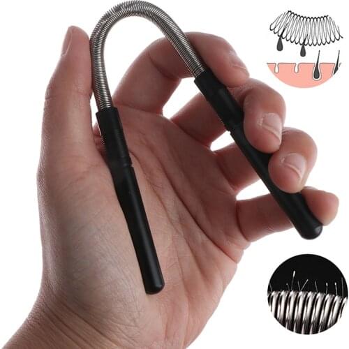 1PCS Black Face Facial Hair Remover Stick Removal Spring Threading Beauty Tool Epilator