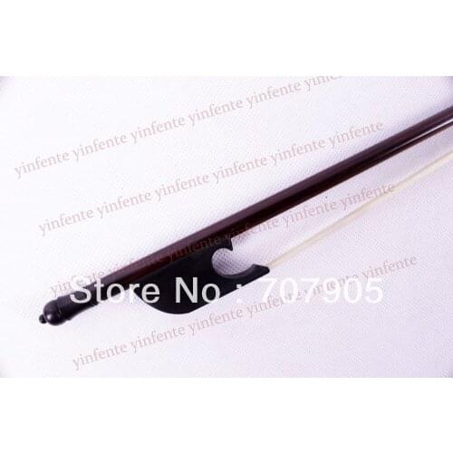 1 pcs Violin Bow Baroque Model Ebony Frog Brazil wood Round Stick New 4/4
