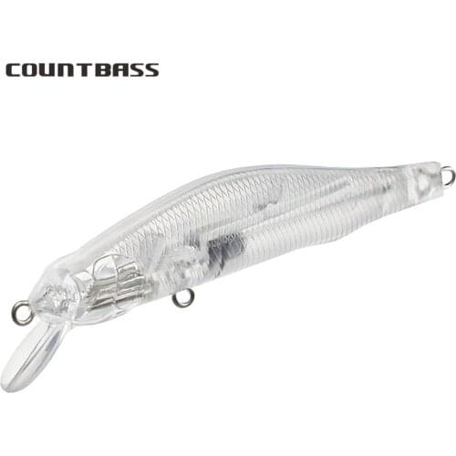 10pcs Magnet System Blank Hard Lures 82mm 90mm Unpainted Fishing Bait, Minnow, Wobblers, Bass Walleye Crappie bait