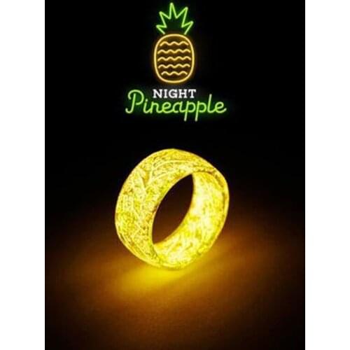 2019 Fashion Luminous Rings Punk Rings Glow In The Dark Ring Adjustable Ring Jewelry Free Size Finger for Man Women Gift