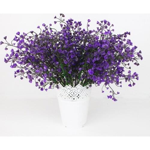 7 forks Admiralty Willow Artificial Water Grass Plant Plastic Flower Rattan Home Living Room Decor Plant Wall Materials