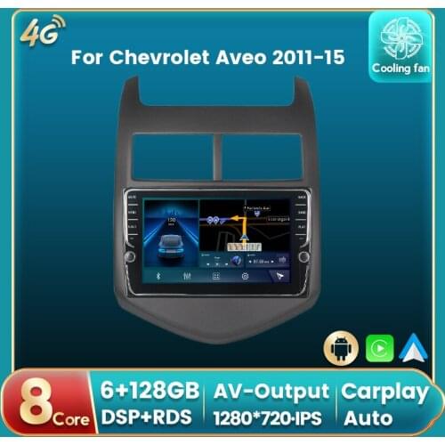Android 11 DSP RDS For Chevrolet Aveo 2011-2015 Car Radio Auto Multimedia DVD Player GPS Navigation Auto carplay IPS BT