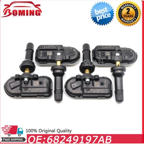 Car TPMS Tire Pressure Monitor Monitoring Sensor 68249197AB For Jeep Cherokee Ram 1500 2500 3500 2014-2016 68239720AA