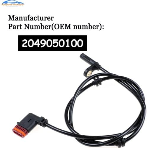 Car 2049050100 A2049050100 ABS Wheel Speed Sensor For Mercedes-Benz W204 S204 C204 C180 C200 C220 C250 C280 C300 C350 2007-2014