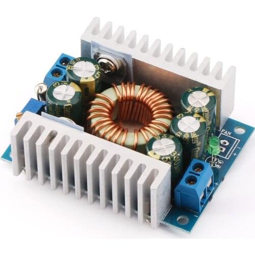 DC Car Power Supply Voltage Regulator Buck Converter 8A/100W 12A Max DC 5-40V to 1.2-36V Step Down Volt Convert Module