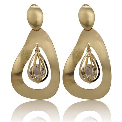 Free shipping african jewelry fashion earring jewelry wedding party gold color women necklace jewelry set