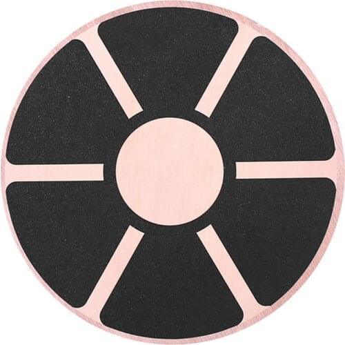 Wooden Balance Board Yoga Fitness Rehabilitation Training Balance Board Round Balance Disk Yoga Twisted Waist Disk