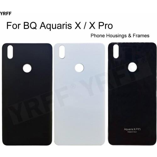 For BQ XPro Mobile Phone Housings Frames For BQ Aquaris X Pro Battery Back Cover Door Housing Plastic Case