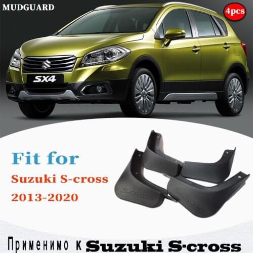 FOR SUZUKI S-CROSS Mud Flap Guards Splash Mudguards Fender Mudflaps Mudguard Fenders car accessories auto styline Front Rear4PCS