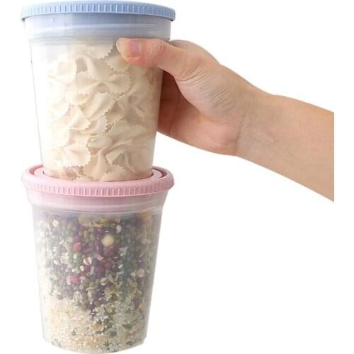 Home Sealed Transparent PP Storage Box Whole Grains Beans Storage Contain Sealed Kitchen Food Container Storage Box
