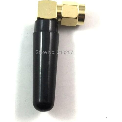 10pcs 2.4GHZ 5.8 Ghz Dual Band Antenna 2dbi With rp-Sma Male Connetor for Wifi Router Right Angel 4cm Length