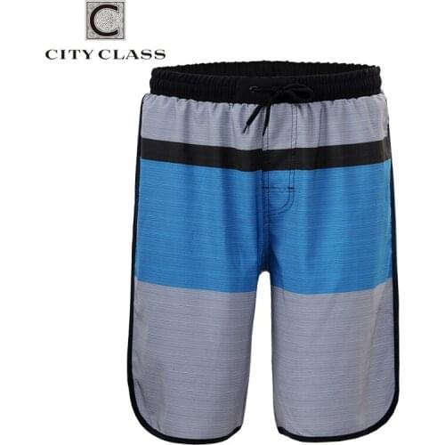 City Class 2018 Mens Summer New Leisure Wild Loose Beach Shorts Regular Length Bermuda Masculina European Size Boardshorts 1755