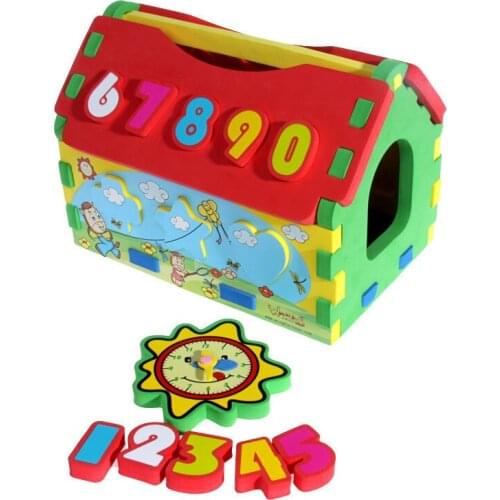 Early Development Toy EVA foam Digital House building blocks Kids Educational toys