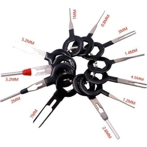 11PC Terminal Removal Tool Car Connector Pin Extractor For Renault clio megane 2 3 duster renault Scenic Sandero Captur Twingo