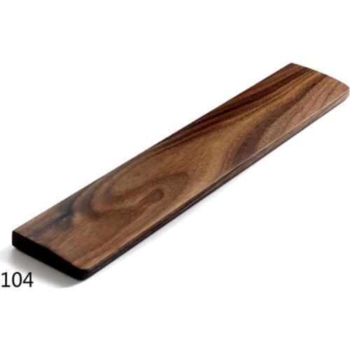 Walnut Wooden Mechanical Keyboard Wrist Rest Ergonomic Wrist Pad 61 87 104 Keys A6HE