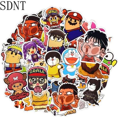 50 PCS Cartoon Anime Stickers Graffiti Game Anime People JDM Sticker to DIY Suitcase Fridge Guitar Skateboard Waterproof Sticker