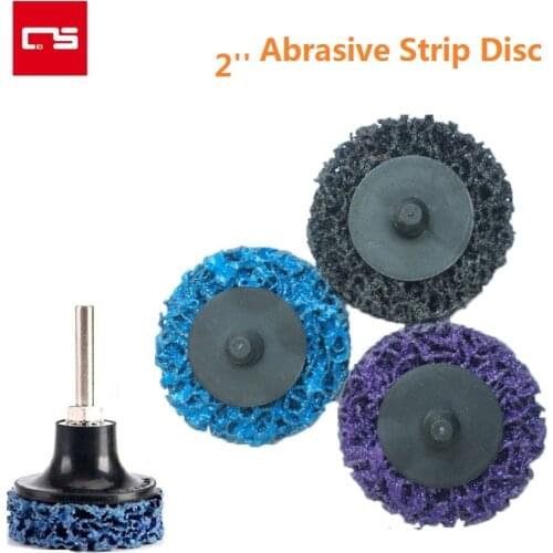 Poly Strip Disc 2inch Grinding Wheel Angle Grinder Stripping Disc Paint Rust Remover Weld Clean Polish for Metal Motorycle Car