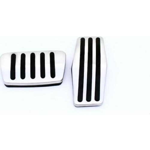 TTCR-II Car Accessory Stainless Steel Accelerator gas brake pedal for Cadillac XTS AT,non slip pedal plate pads Stickers Styling
