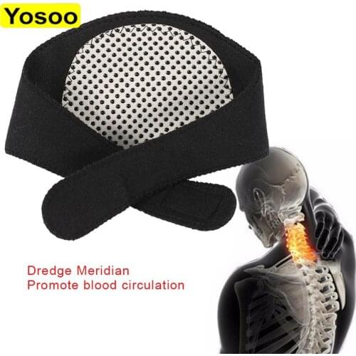 Tourmaline Belt Neck Brace Support Self-Heating Neck Support Magnetic Therapy Massage Neck Guard Collar Wrap Protection